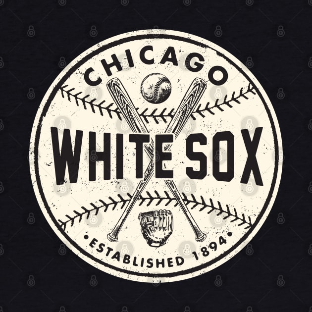 Vintage Chicago White Sox 2 by Buck Tee by Buck Tee